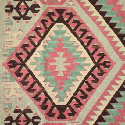 Kilim Carpet Cotton Wool Turkey 1990s