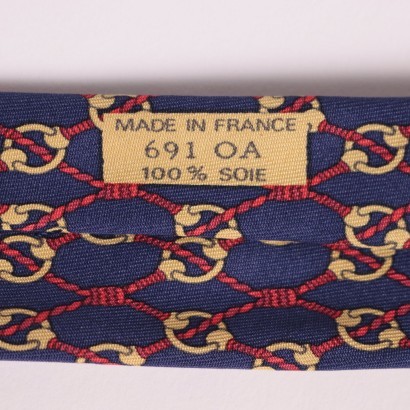 Vintage Hermès 691 OA Tie Silk Paris France