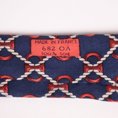 Vintage Hermès 682 OA Tie Silk Paris France