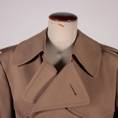 Vintage Men Trench Coat Italy 1970s