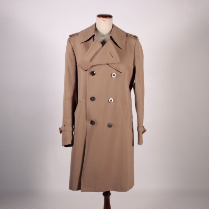 Vintage Men Trench Coat Italy 1970s