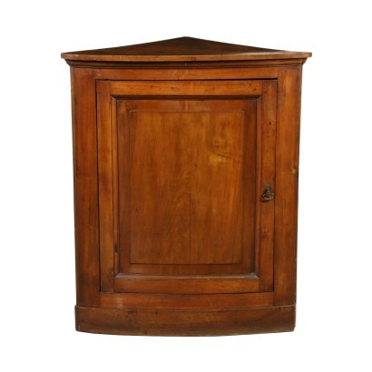 Walnut Corner Cabinet Italy 19th Century