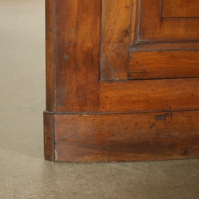 Walnut Corner Cabinet Italy 19th Century