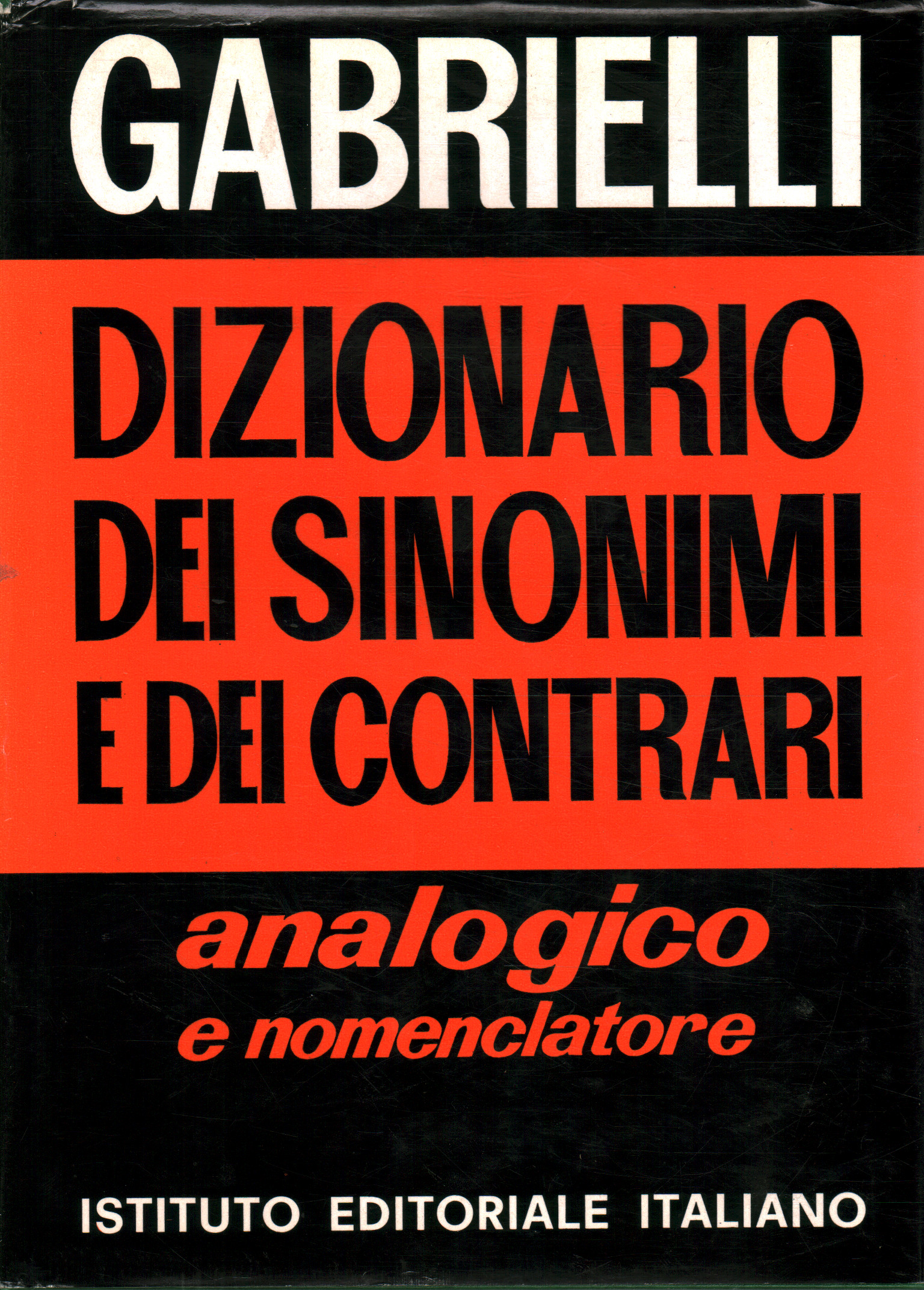 Diccionario de sinónimos y antónimos, Aldo Gabrielli