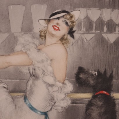 Louis Icart Etching 1936