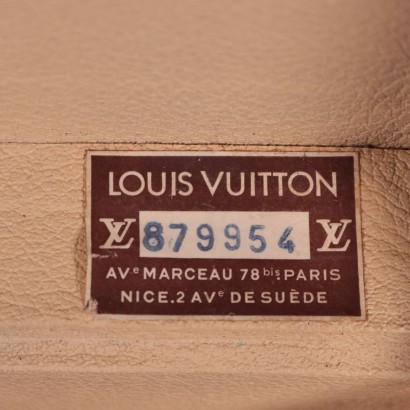 Louis Vuitton Bisten 70 Suitcase Canvas Leather France 1970s