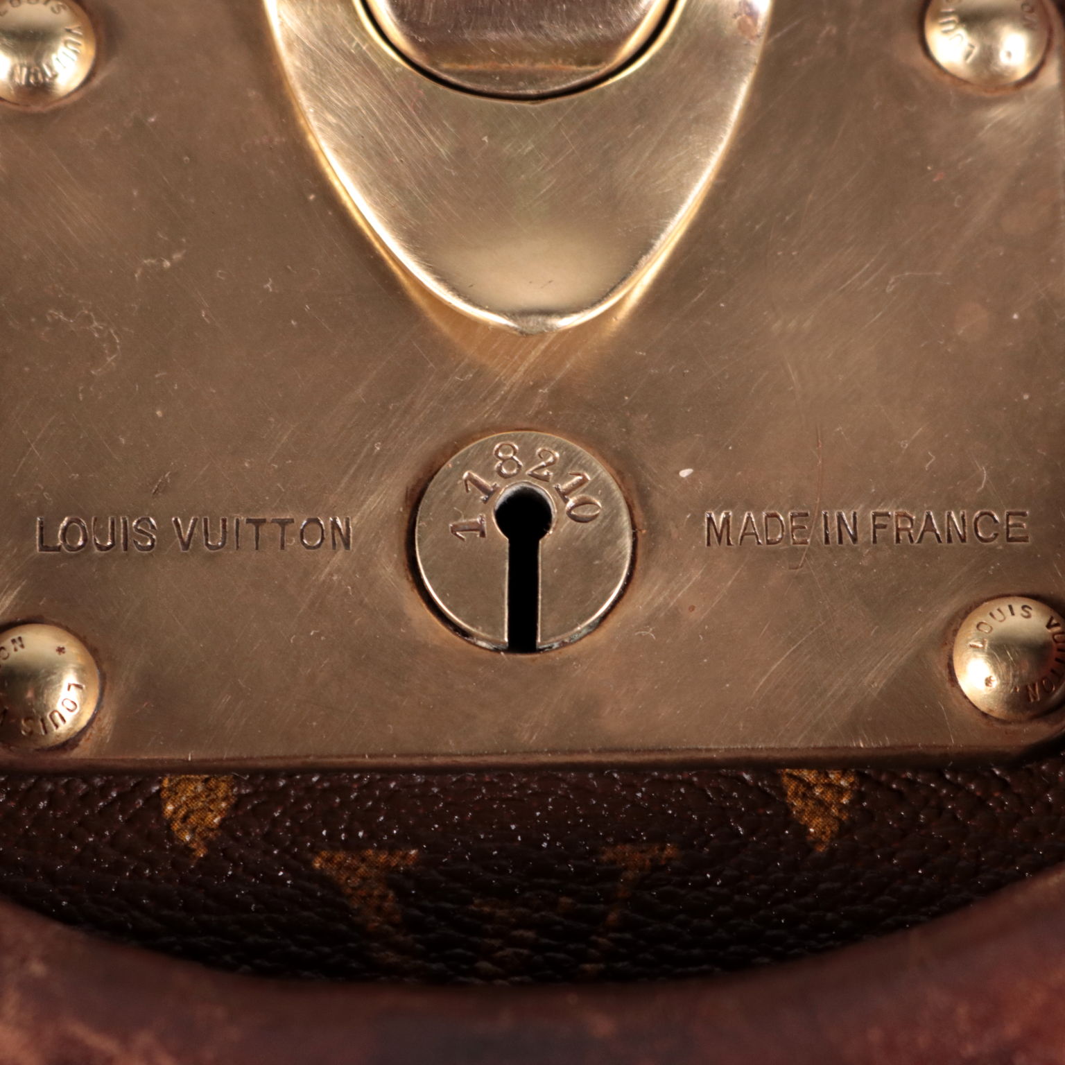 Valigia Louis Vuitton Valise Bisten 60 in tela monogram e losine