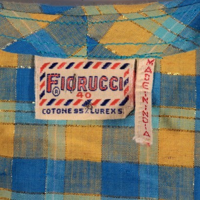 Vintage Fiorucci Summer Dress Cotton Italy 1970s