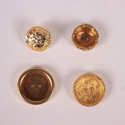 Vintage Gilded Metal Buttons