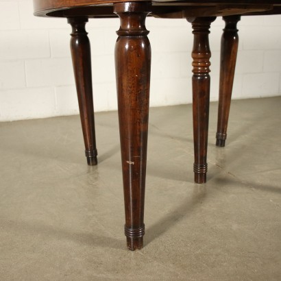 antiguo, mesa, mesa antigua, mesa antigua, mesa italiana antigua, mesa antigua, mesa neoclásica, mesa del siglo XIX, mesa extensible