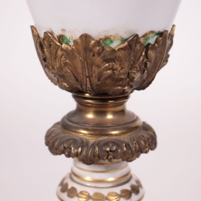 Porcelain Vase Gilded Bronze Paris France Late '800