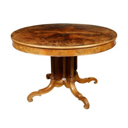 Table Louis Philippe Noyer Italie 2ième Quart 19ième Siècle