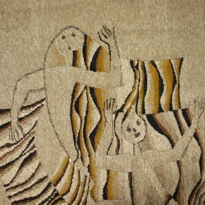 Benko Marazek Berta Carpet Wool Romania 1970s