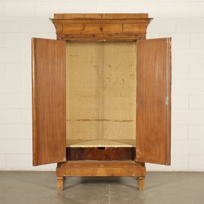 Antiquitäten, Kleiderschrank, Antiker Kleiderschrank, Antiker Kleiderschrank, Antiker italienischer Kleiderschrank, Antiker Kleiderschrank, neoklassizistischer Kleiderschrank, Kleiderschrank aus dem 19. Jahrhundert