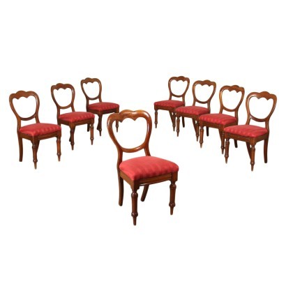 Gruppo di Otto Sedie Inglesi