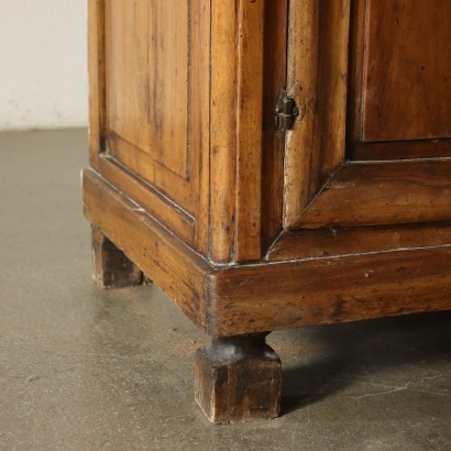 Pair of Charles X Bookcases Walnut Poplar Italy 19th Century