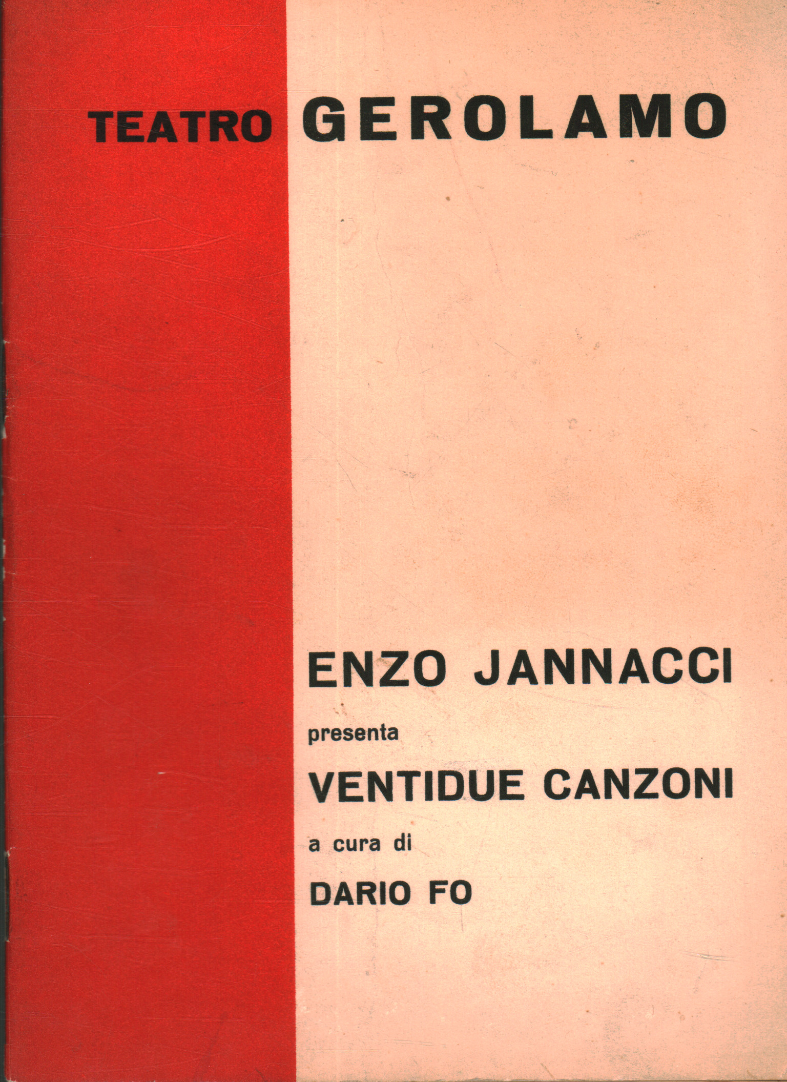 Veintidós canciones, Enzo Jannacci