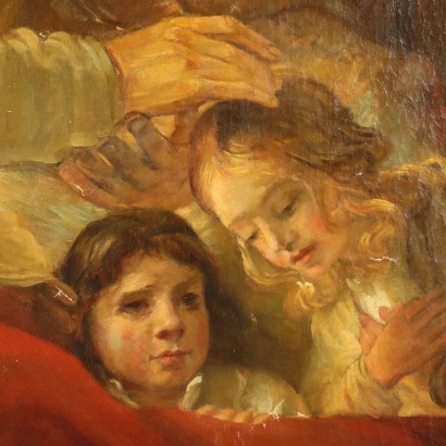 arte, arte italiano, pintura italiana antigua, Jacob bendice a los hijos de José, Jacob bendice a los hijos de José