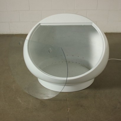 Flower Pot Plexiglass Fiberglass Italy 1960s 1970s