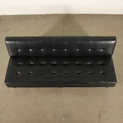 Sofa Foam Leatherette Chromed Metal Italy 1960s