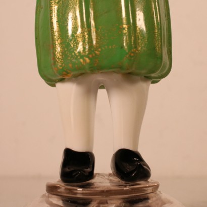 Weibliche Figur Statue aus Muranoglas Italien 1960er