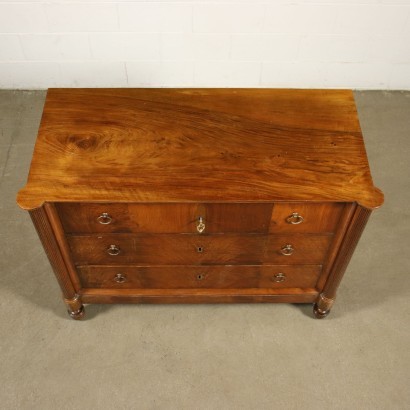 Chest Of Drawers Carles X Walnut Pine Liguria Italy Second Quarter 800