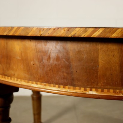 Table Ronde Noyer Olivier Erable Merisier Sapin Italie '800