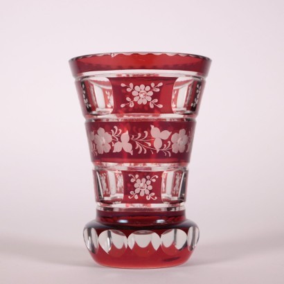 Verres en verre de Bohême