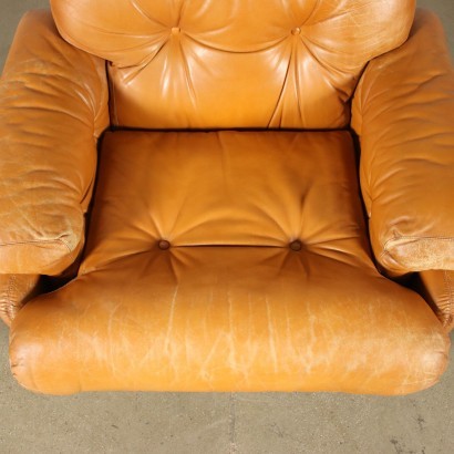 Tobia Scarpa Armchair Foam Leather 1970s