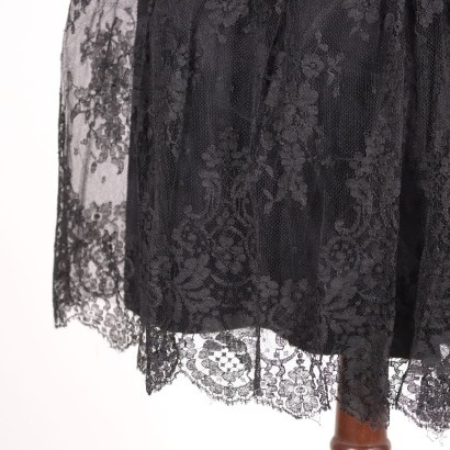 Vintage Lace and Tulle Dress Italy 1950s-1960s