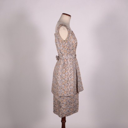 Robe Vintage Coton Taille XS Italie Années 1950-1960