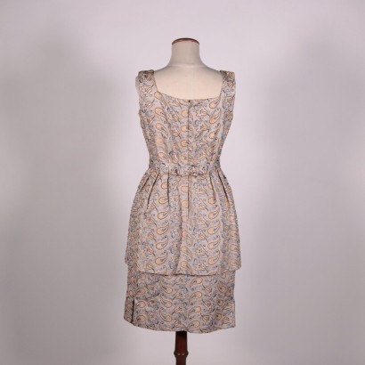 Robe Vintage Coton Taille XS Italie Années 1950-1960