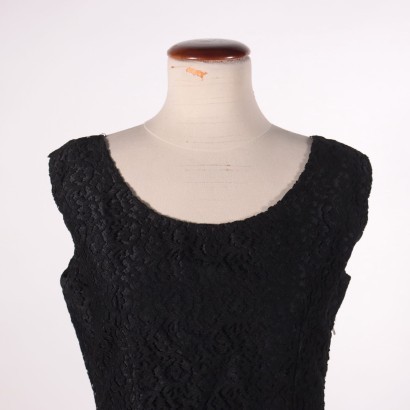 Vintage Lace Sheath Dress 1940s