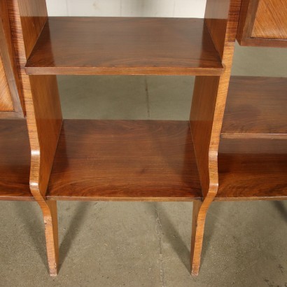 Bookcase Veneered Wood Italy 1950s 1960s