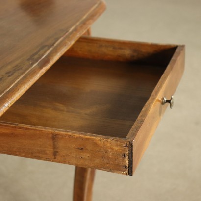 Emilian Barocchetto Table Walnut Poplar Italy 18th Century