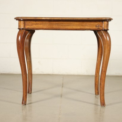 Emilian Barocchetto Table Walnut Poplar Italy 18th Century