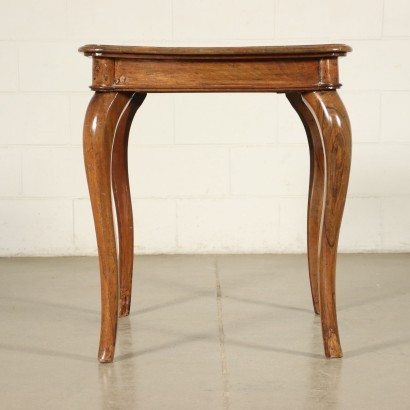 Emilian Barocchetto Table Walnut Poplar Italy 18th Century