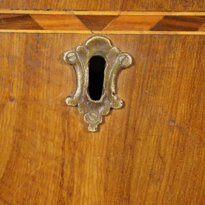 Inlaid Chest of Drawers Walnut Marple Pine Italy 18th Century