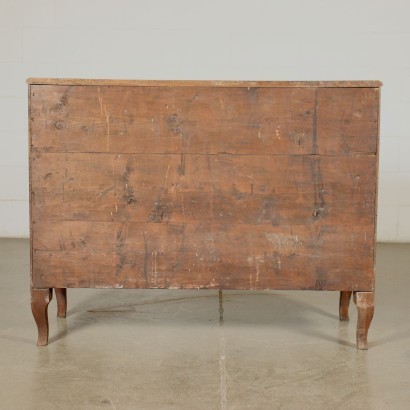 Inlaid Chest of Drawers Walnut Marple Pine Italy 18th Century