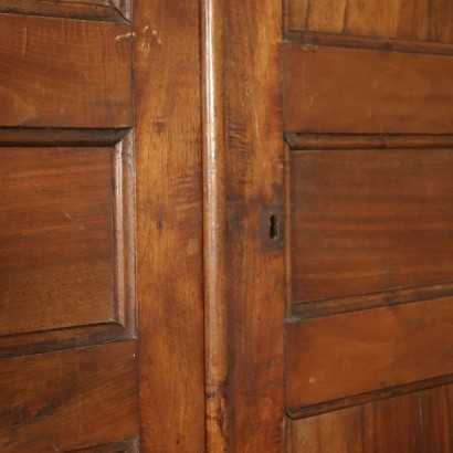 Wardrobe with Two Doors Walnut Silver Fir France 19th Century