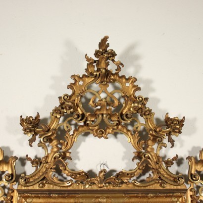 Rocaille Mirror Italy Late 19th Century