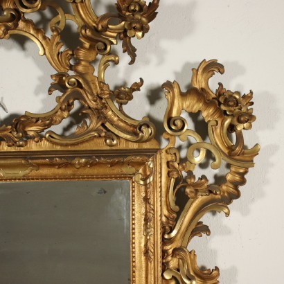 Grand miroir de style