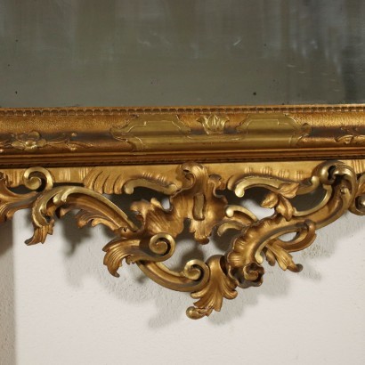 Rocaille Mirror Italy Late 19th Century