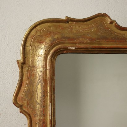 Umbertine Revival Cabaret Mirror Italy 19th Century