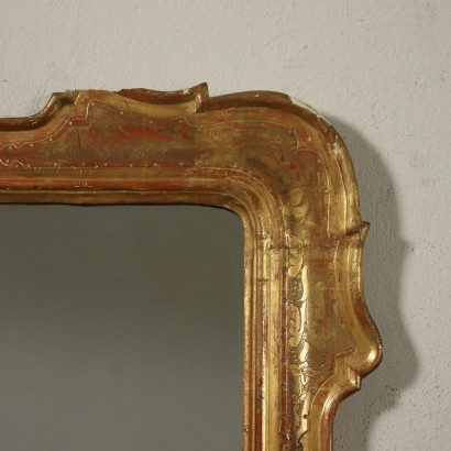 Umbertine Revival Cabaret Mirror Italy 19th Century