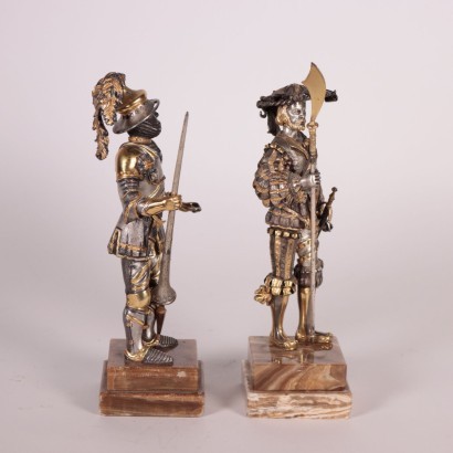 Statues of Giuseppe Vasari Bronze Italy 20th Century