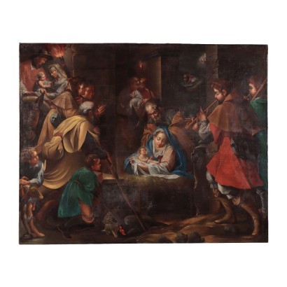 Scope Of Camillo Procaccini Oil On Canvas 17th Century