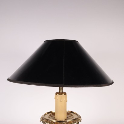 Revival Table Lamp Metal Italy 20th Century