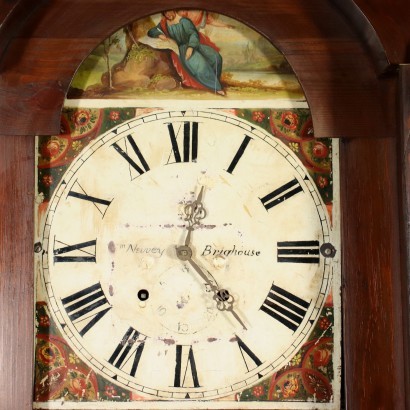 English Pendulum Clock Mahogany England 19th Century