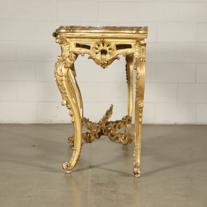 Eclectic Console Marble Italy 19th Century